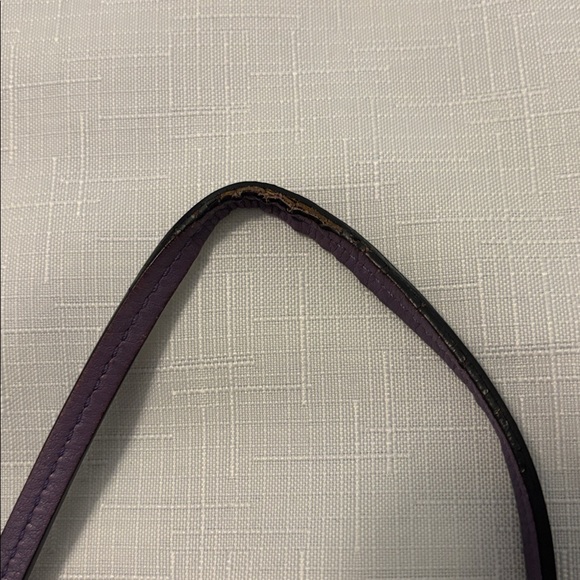 VTG Coach Brown Patchwork crossbody & wristlet Suede leather canvas boho Y2K - Picture 9 of 16